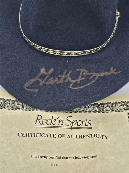 Garth Brooks Signed Cowboy Hat and Picture