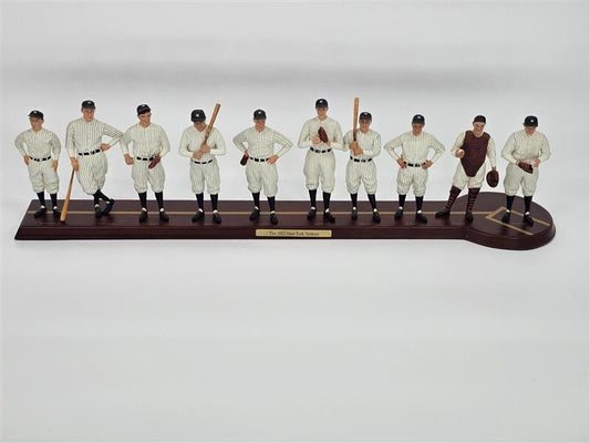 1927 NEW YORK Yankees Team Figurine Statue Set CMG 28” Long Babe Ruth