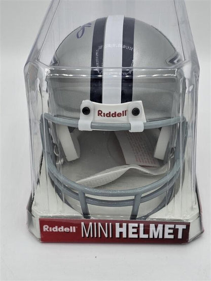 Drew Henson Dallas Cowboys Signed Mini Helmet