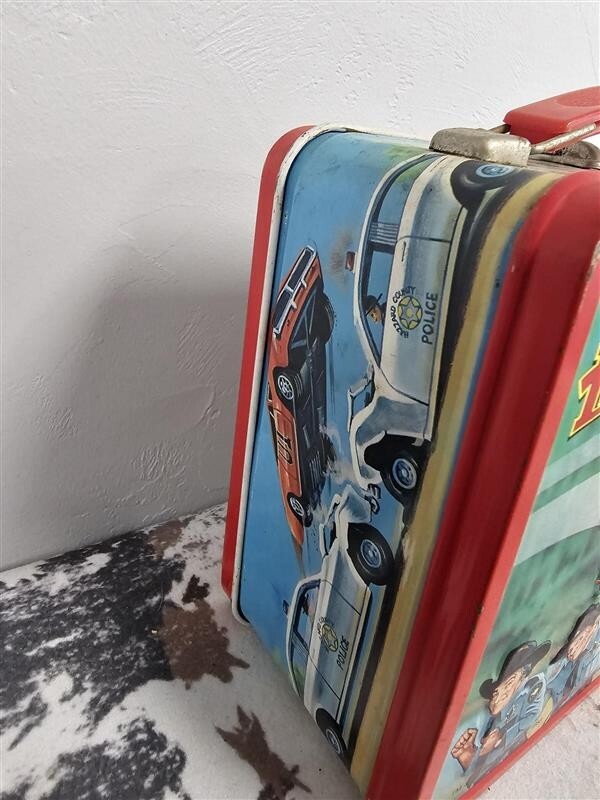 1980 Dukes Of Hazzard Lunch Box And Thermos Bo & Luke Duke General Lee Daisy
