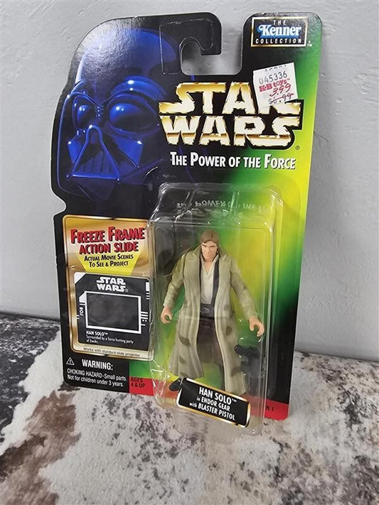 1997 - Star Wars POTF - Freeze Frame - Han Solo Endor Gear - NEW!