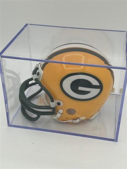 Green Bay Packers Mini Helmet faded Fred Stickland signature