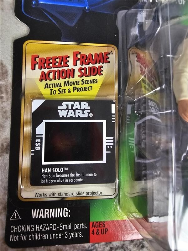 1997 STAR WARS  THE POWER OF THE FORCE HAN SOLO IN CARBONITE