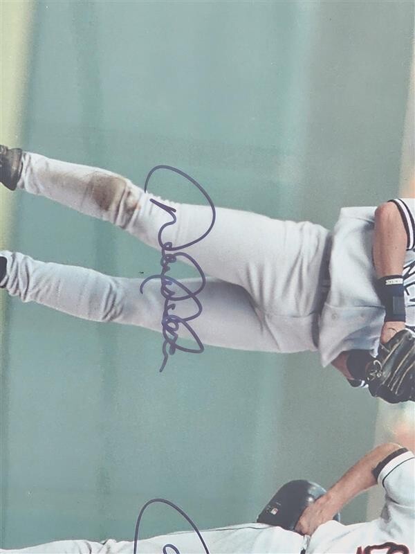 Derek Jeter & Cal Ripken Jr. Auto Framed 16x20 Photo Signed Steiner 122/500