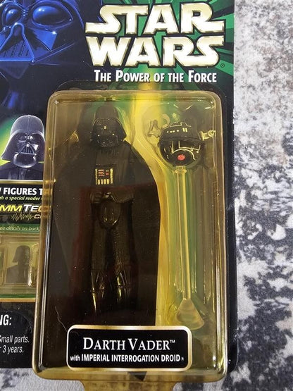 1999 Darth Vader with Imperial Interrogation Droid -Star Wars Power of the Force