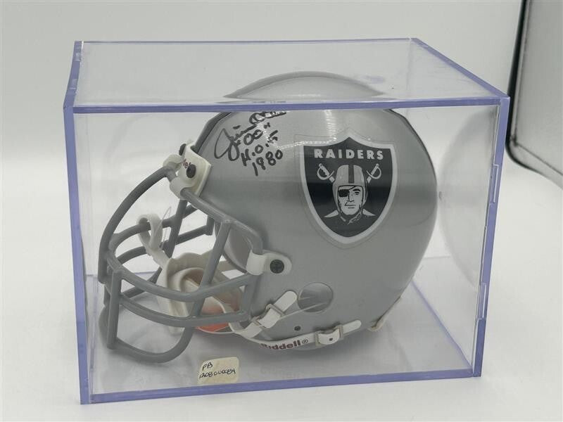 Jim Otto Signed Raiders Mini Helmet