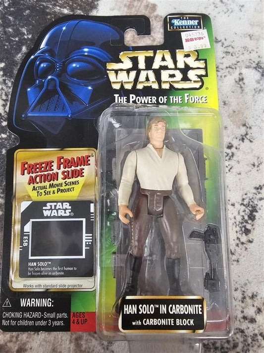 1997 STAR WARS  THE POWER OF THE FORCE HAN SOLO IN CARBONITE