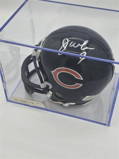 Chicago Bears 85 Super Bowl Jim McMahon Signed Mini Helmet