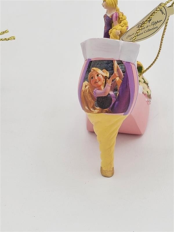 Disney Once Upon A Slipper Collection Rapunzel and Pocahontas by Bradford