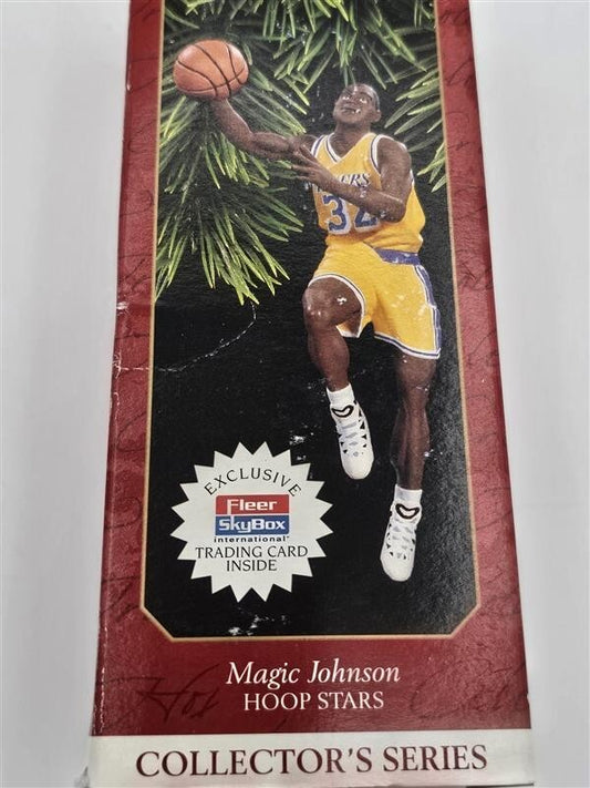 1997 Hallmark Keepsake Ornament Hoop Stars Magic Johnson Collector's Series
