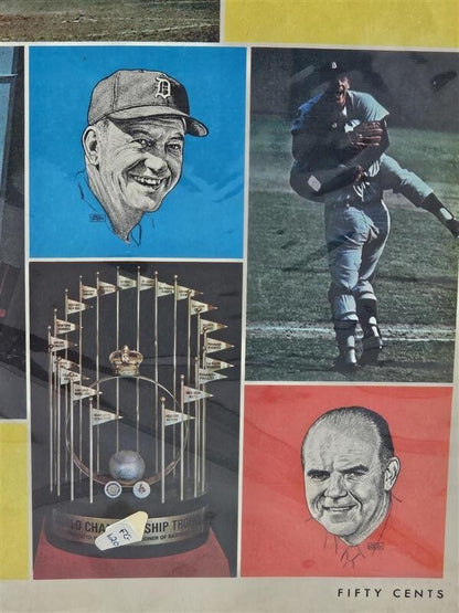1969 DETROIT TIGERS Yearbook Al Kaline Norm Cash Denny McLain Bill Freehan