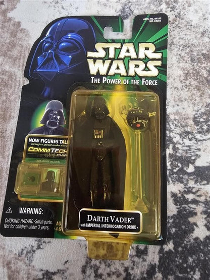 1999 Darth Vader with Imperial Interrogation Droid -Star Wars Power of the Force