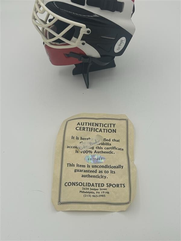 Martin Brodeur New Jersey Devils Style Vintage Goalie Mask mini Helmet