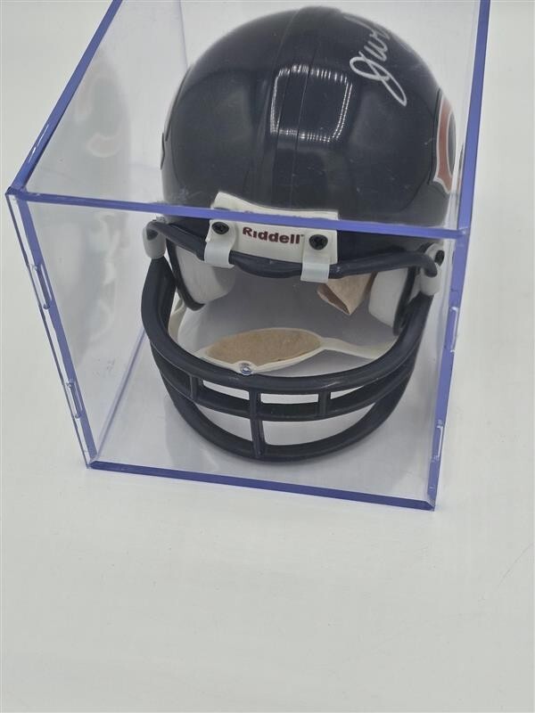 Chicago Bears 85 Super Bowl Jim McMahon Signed Mini Helmet
