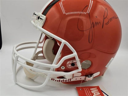 JIM BROWN AUTOGRAPHED FULL SIZE HELMET CLEVELAND BROWNS
