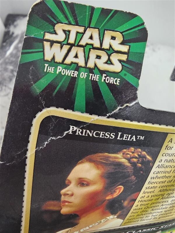 1998 Star Wars The Power Of The Force Princess Leia In Ceremonial Dress NEW
