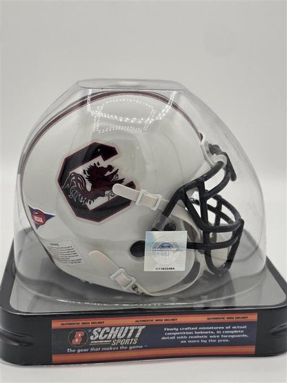 Kalimba Edward Signed Mini Helmet South Carolina