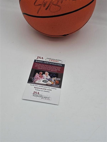 Joe Smith Signed Wilson 8" Mini Basketball 1995 #1 Draft Pick JSA Authenticated