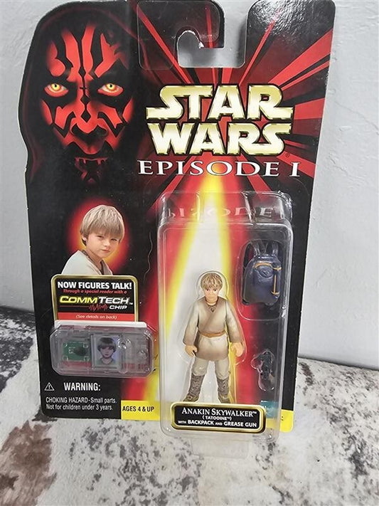 1998 Star Wars Episode I Anakin Skywalker (Tatooine) with Backpack & Grease Gun