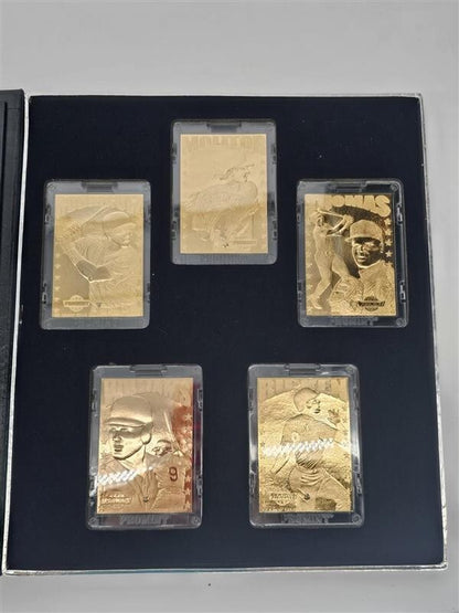 1997 BASEBALL DIAMOND EDITION SERIES 22K GOLD 10 CARDS Maddox, Ripken, etc w/COA