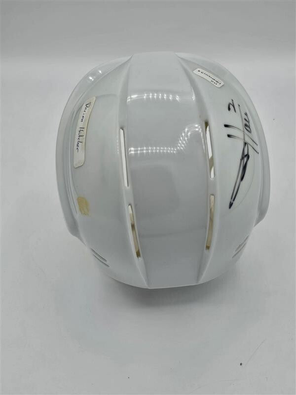 Derian Hatcher Signed Dallas Stars mini helmet NO COA