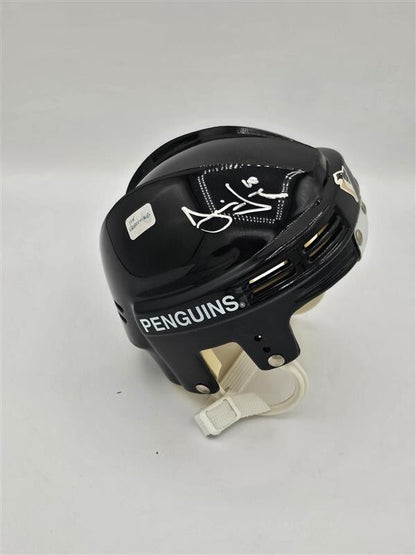 JAROMIR JAGR AUTOGRAPHED PENGUINS BLACK MINI HELMET No COA