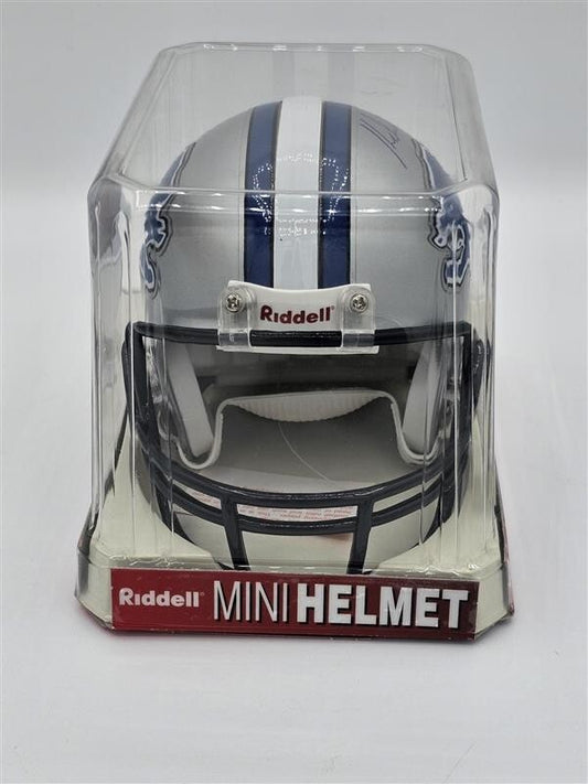 Kalimba Edwards Detroit Lions Autographed Signed Riddell Mini Helmet