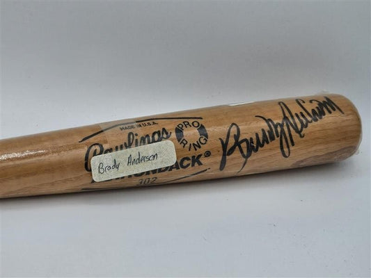 Brady Anderson Signed Mini Bat Baltimore Orioles