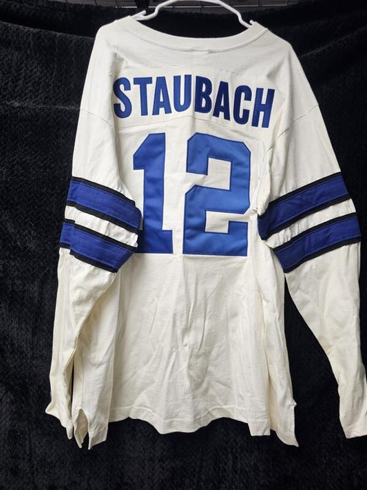 Authentic Mitchell & Ness Roger Staubach Cowboys Jersey 56 XXXL Read Descript 