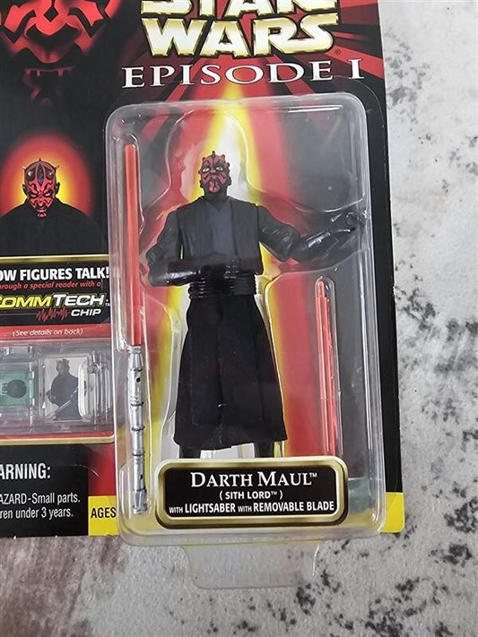 1999 Star Wars Episode I Darth Maul Sith Lord w/ Lightsaber and Removable Blade