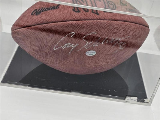 Detroit Lions Cory Schlesinger #30 Signed Football COA