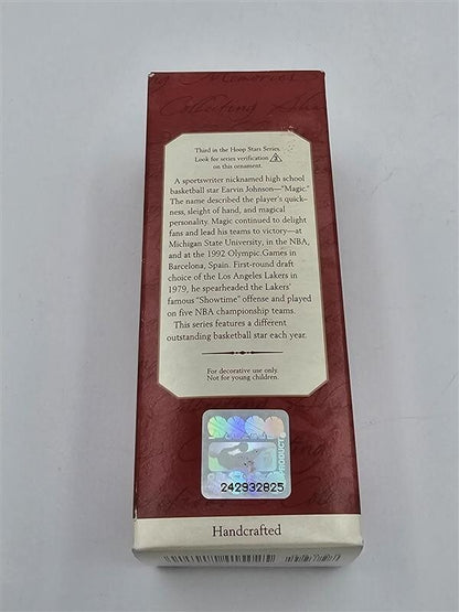 1997 Hallmark Keepsake Ornament Hoop Stars Magic Johnson Collector's Series