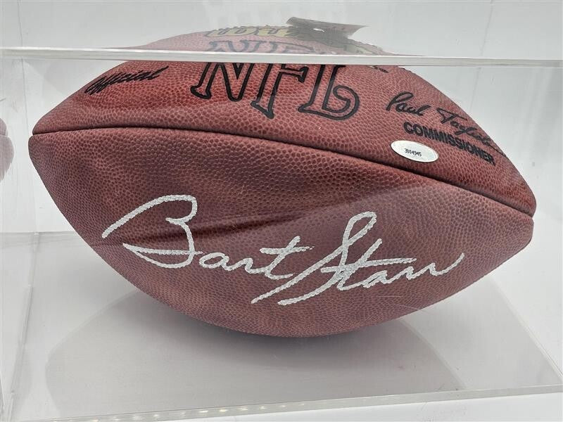 Bart Starr Autographed Football - Tristar - 3004945