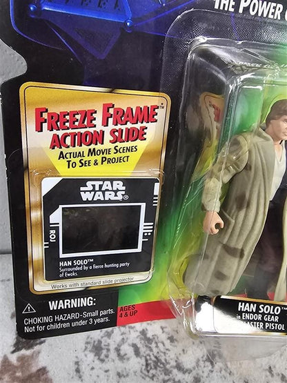 1997 - Star Wars POTF - Freeze Frame - Han Solo Endor Gear - NEW!