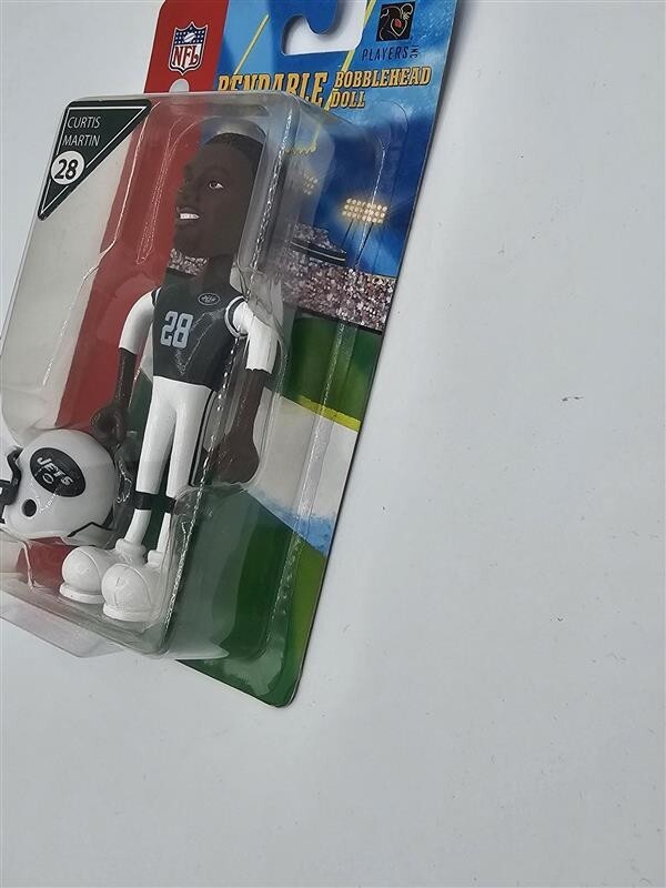 Bendable Bobblehead Curtis Martin #28 New York Jets Players Inc Collectors Item