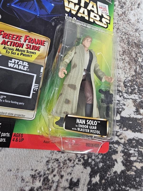 1997 - Star Wars POTF - Freeze Frame - Han Solo Endor Gear - NEW!