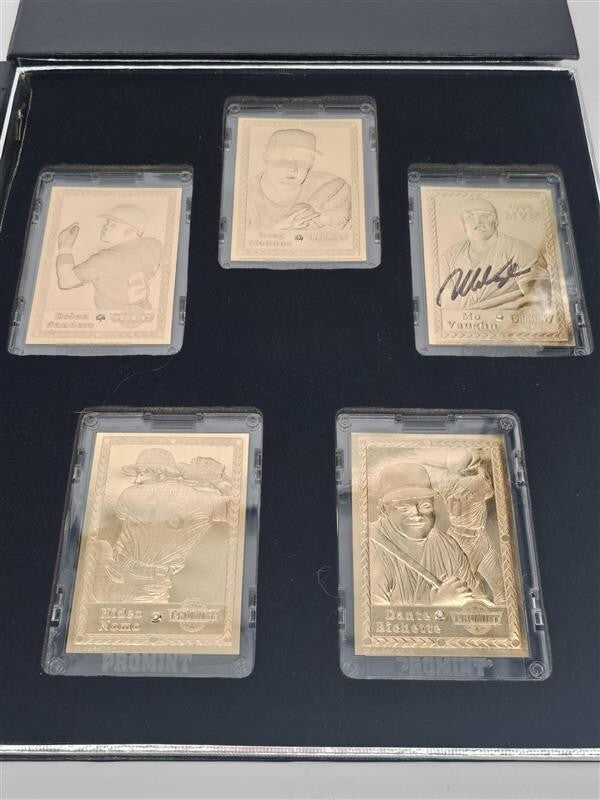 1997 BASEBALL DIAMOND EDITION SERIES 22K GOLD 10 CARDS Maddox, Ripken, etc w/COA