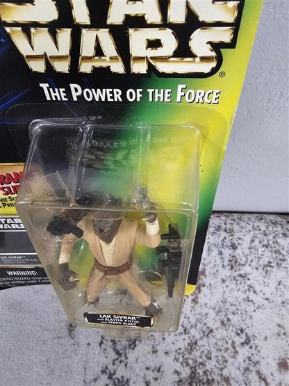 1997 Hasbro Star Wars Power of the Force Freeze Frame Lak Sivrak Action Figure