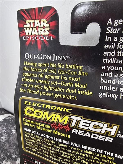 1999 Star Wars Episode 1 Qui-Gon Jinn (Jedi Duel) with Lightsaber Action Figure