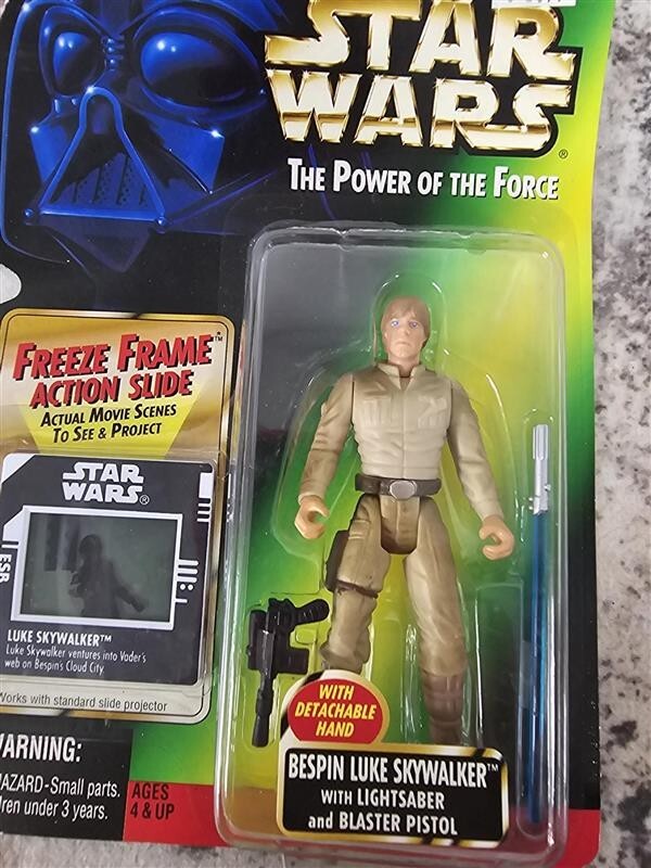 1997 Star Wars Power Of The Force Bespin Luke Skywalker Freeze Frame Figure