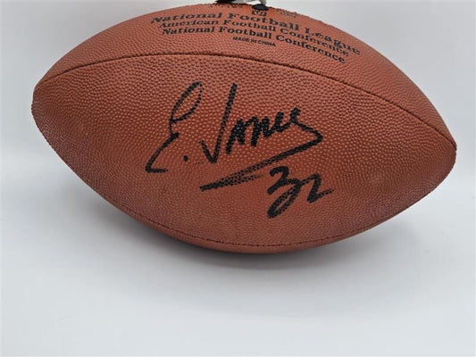 Edgerrin James Signed Official Wilson NFL Football Autograph