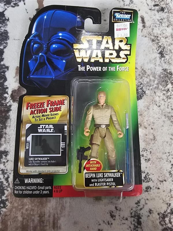 1997 Star Wars Power Of The Force Bespin Luke Skywalker Freeze Frame Figure