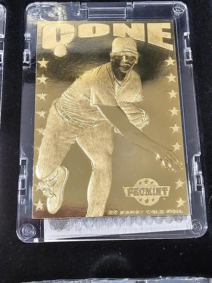 24 Karat Gold Card Collector Series 8 Cards - Galarraga, Pettitte, Sosa, etc.