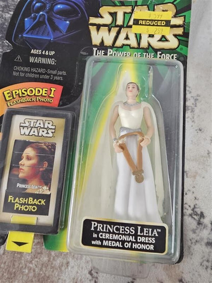 1998 Star Wars The Power Of The Force Princess Leia In Ceremonial Dress NEW