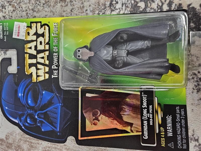 1997 Kenner Garindan Long Snoot With Hold-Out Pistol Action Figure