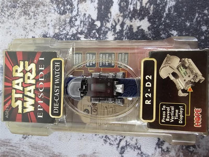 1999 STAR WARS EPISODE 1 R2D2 DIE-CAST WATCH NEW HOPE INDUSTRIES