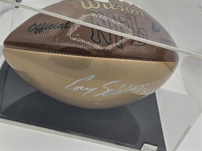 Detroit Lions Cory Schlesinger #30 Signed Football COA