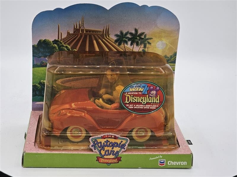 Disneyland Chevron Collectible Car:  The Autopia Cars, Suzy Orange, NEW