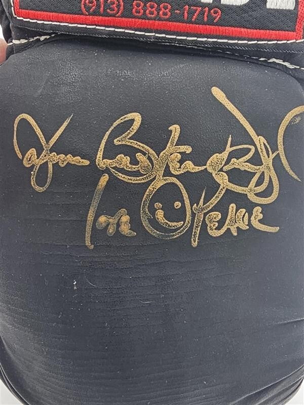 James Buster Douglas Signed Ringside Boxing Glove - Inscribed - JSA COA