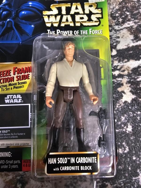 1997 STAR WARS  THE POWER OF THE FORCE HAN SOLO IN CARBONITE